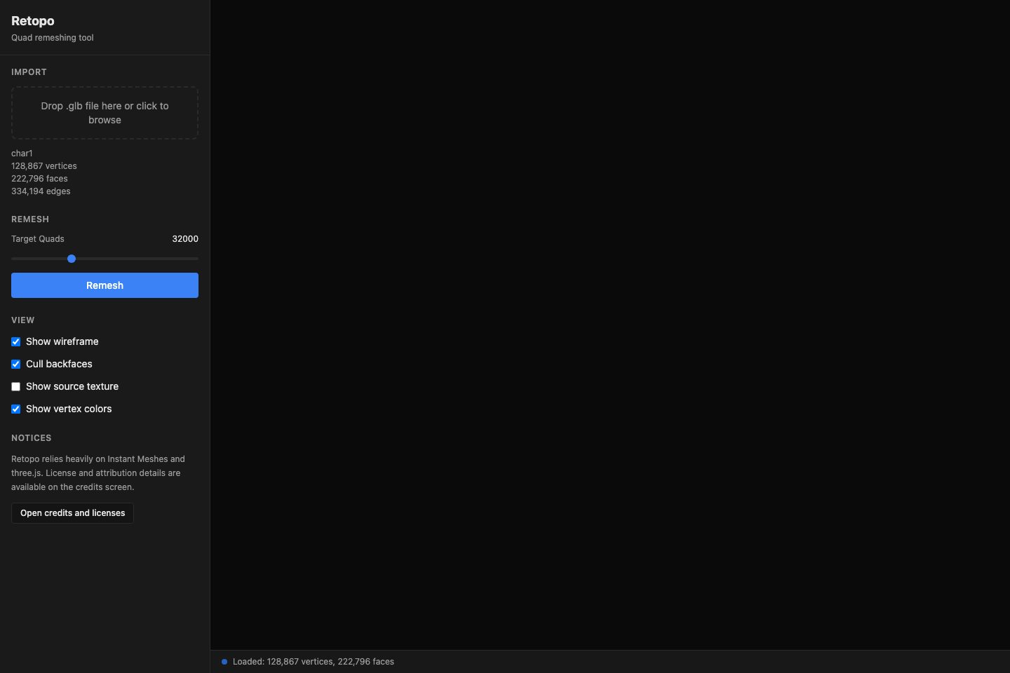 ReMesh preview